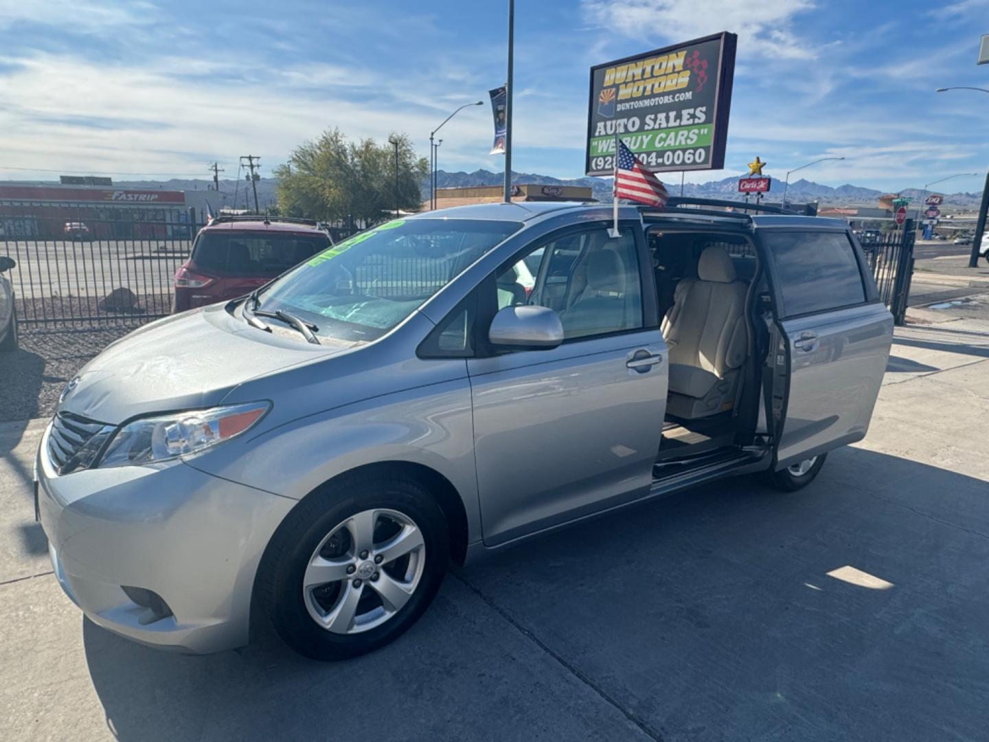 2011 Silver Toyota Sienna (5TDKK3DC1BS) , located at 2190 Hwy 95, Bullhead City, AZ, 86442, (928) 704-0060, 0.000000, 0.000000 - Photo#2